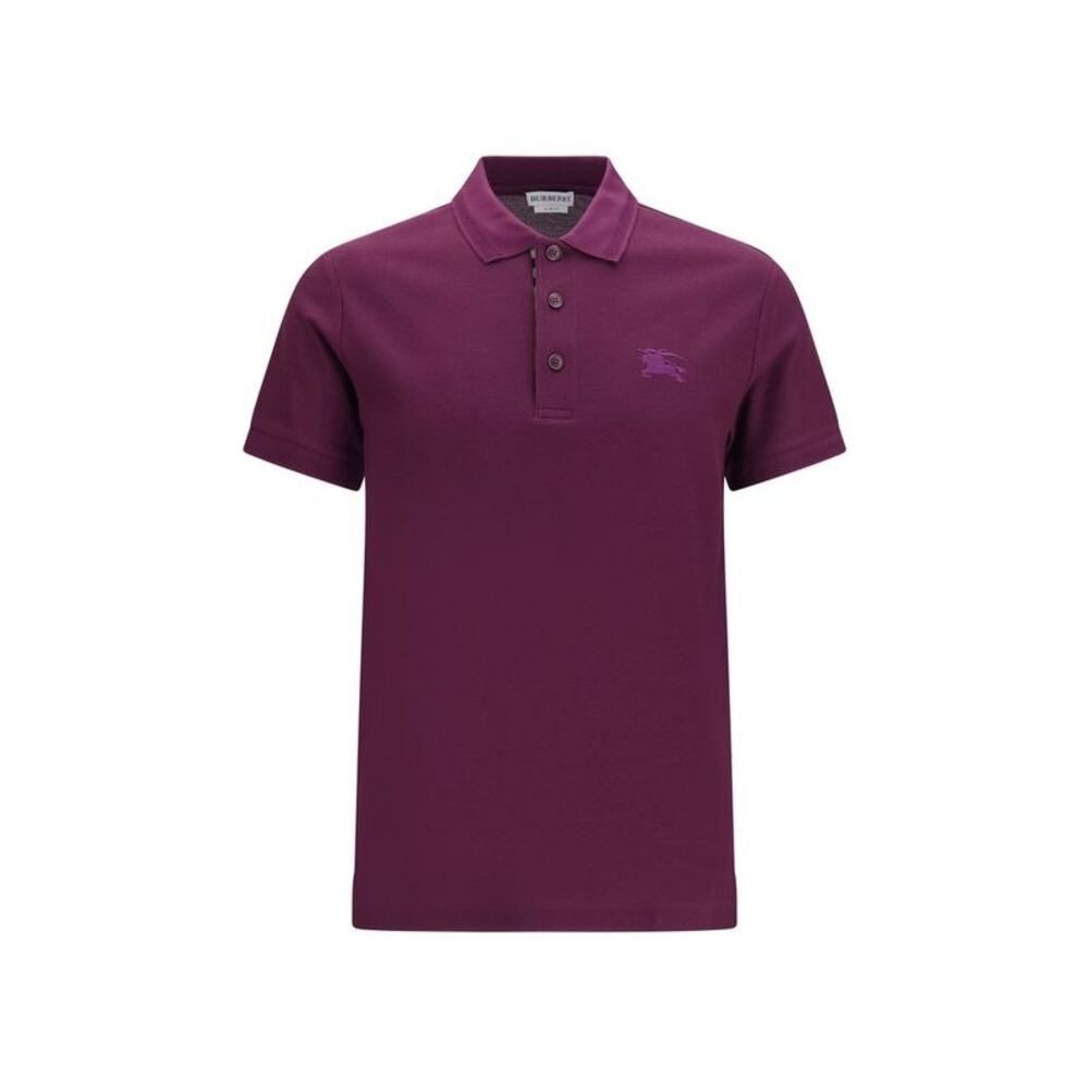 Burberry Purple Cotton Polo Men's Shirt